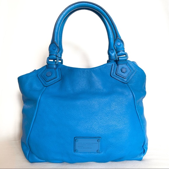 Authentic Marc By Mark Jacobs Blue Leather Bag - Picture 3 of 12